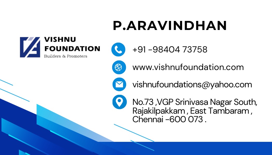 P. Aravindhan, Vishnu Foundation